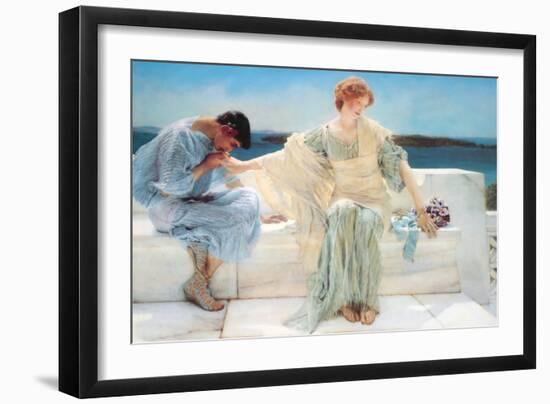 Ask Me No More-Sir Lawrence Alma-Tadema-Framed Art Print