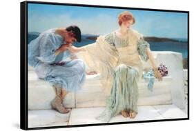 Ask Me No More-Sir Lawrence Alma-Tadema-Framed Stretched Canvas