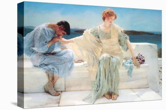 Ask Me No More-Sir Lawrence Alma-Tadema-Stretched Canvas