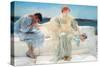 Ask Me No More-Sir Lawrence Alma-Tadema-Stretched Canvas