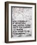 Ask Your Self-Jace Grey-Framed Art Print