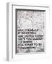 Ask Your Self-Jace Grey-Framed Art Print