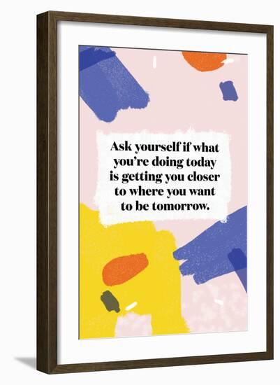 Ask Yourself-null-Framed Art Print