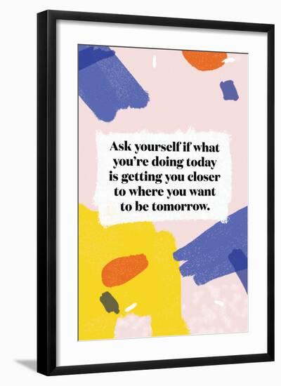 Ask Yourself-null-Framed Art Print