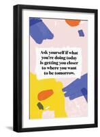 Ask Yourself-null-Framed Art Print