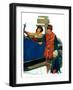 "Asking Directions,"January 9, 1932-Ellen Pyle-Framed Giclee Print