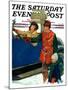"Asking Directions," Saturday Evening Post Cover, January 9, 1932-Ellen Pyle-Mounted Giclee Print