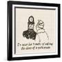 Asking Policeman Time-William Heath Robinson-Framed Art Print