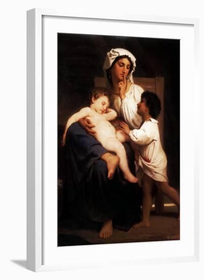 Asleep at Last-William Adolphe Bouguereau-Framed Art Print