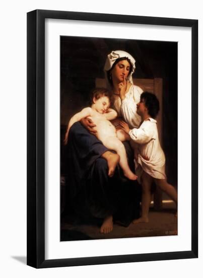 Asleep at Last-William Adolphe Bouguereau-Framed Art Print