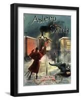 Asleep at the Switch-null-Framed Giclee Print