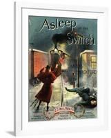 Asleep at the Switch-null-Framed Giclee Print