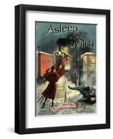 Asleep at the Switch-null-Framed Premium Giclee Print
