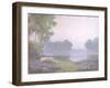 Asleep in the Heather, Morning, 1935 (Oil on Canvas)-Alphonse Osbert-Framed Giclee Print