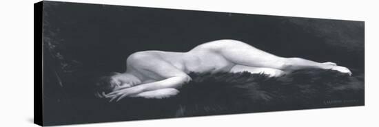 Asleep on a Fur Rug-Stourdza-Stretched Canvas