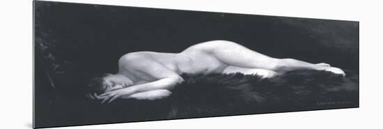 Asleep on a Fur Rug-Stourdza-Mounted Premium Giclee Print