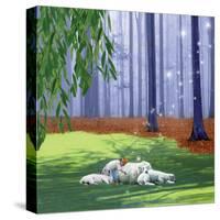 Asleep With Sheep-Nancy Tillman-Stretched Canvas