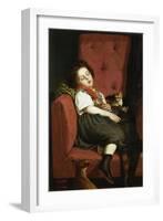 Asleep-Auguste L'orange-Framed Giclee Print