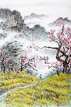 Traditional Chinese Painting , Landscape-aslysun-Art Print