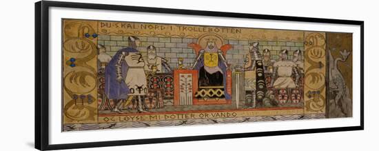 Åsmund in the King's Hall-Gerhard Munthe-Framed Giclee Print