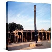 Asoka Pillar, Delhi, c20th century-CM Dixon-Stretched Canvas