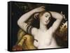 Asp Biting Cleopatra-Jan Massys-Framed Stretched Canvas