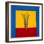 Asparagus,1998,(oil on linen)-Cristina Rodriguez-Framed Giclee Print