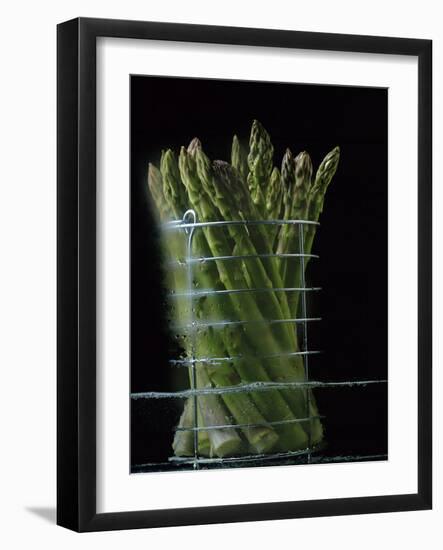 Asparagus in Steamer, 1994-Norman Hollands-Framed Photographic Print