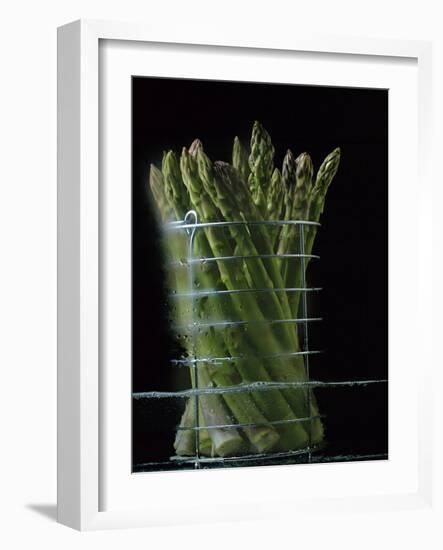 Asparagus in Steamer, 1994-Norman Hollands-Framed Photographic Print