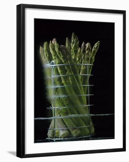 Asparagus in Steamer, 1994-Norman Hollands-Framed Photographic Print