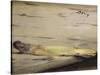 Asparagus (L'Asperge)-Edouard Manet-Stretched Canvas