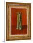 Asparagus on Orange-Lanie Loreth-Framed Art Print