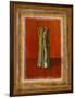 Asparagus on Orange-Lanie Loreth-Framed Art Print