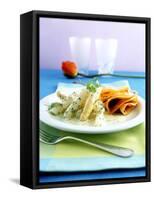 Asparagus Ragout with Ham Pancakes-Jan-peter Westermann-Framed Stretched Canvas