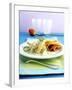 Asparagus Ragout with Ham Pancakes-Jan-peter Westermann-Framed Photographic Print