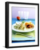 Asparagus Ragout with Ham Pancakes-Jan-peter Westermann-Framed Photographic Print