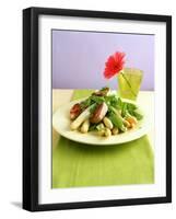 Asparagus with Mangetouts and Pork Fillet Medallions-Jan-peter Westermann-Framed Photographic Print