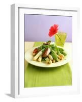 Asparagus with Mangetouts and Pork Fillet Medallions-Jan-peter Westermann-Framed Photographic Print