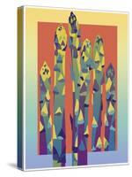 Asparagus-David Chestnutt-Stretched Canvas