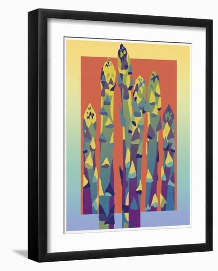 Asparagus-David Chestnutt-Framed Giclee Print