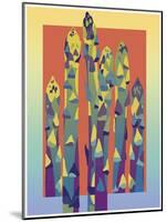 Asparagus-David Chestnutt-Mounted Giclee Print