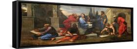 Aspasia Surrounded by Greek Philosophers-Michel Corneille the Younger-Framed Stretched Canvas