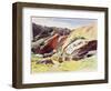 Aspects of Uluru (Ayers Rock), Australia-Robert Tyndall-Framed Giclee Print