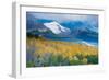 Aspen and Snow-Capped Peaks, La Sal Mountains, Utah-Tom Till-Framed Photographic Print