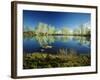 Aspen and Willow Trees, Steen's Mountain National Recreation Lands, Oregon, USA-Scott T. Smith-Framed Photographic Print