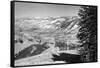 Aspen, Colorado - Aspen Chair Lift View of Roaring Fork Valley-Lantern Press-Framed Stretched Canvas