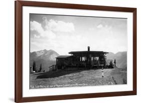 Aspen, Colorado - Sun Deck atop the Chair Lift-Lantern Press-Framed Art Print