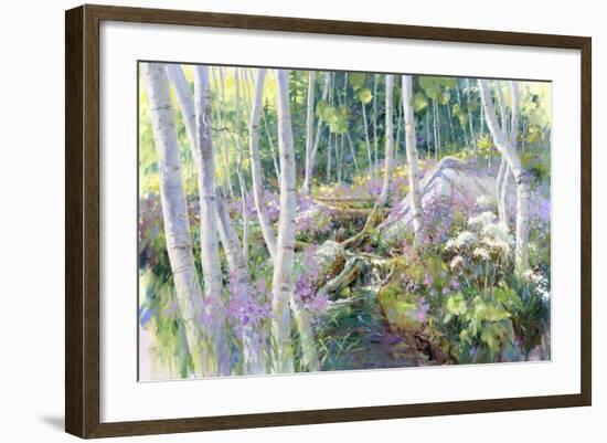 Aspen Glade-Julie G. Pollard-Framed Art Print