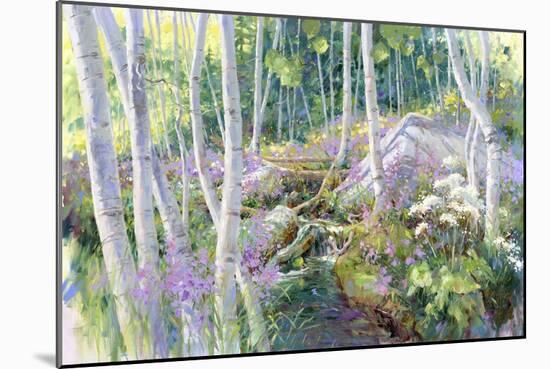 Aspen Glade-Julie G. Pollard-Mounted Art Print