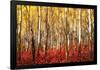 Aspen Grove - Red-null-Framed Poster